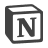 Logo of Notion