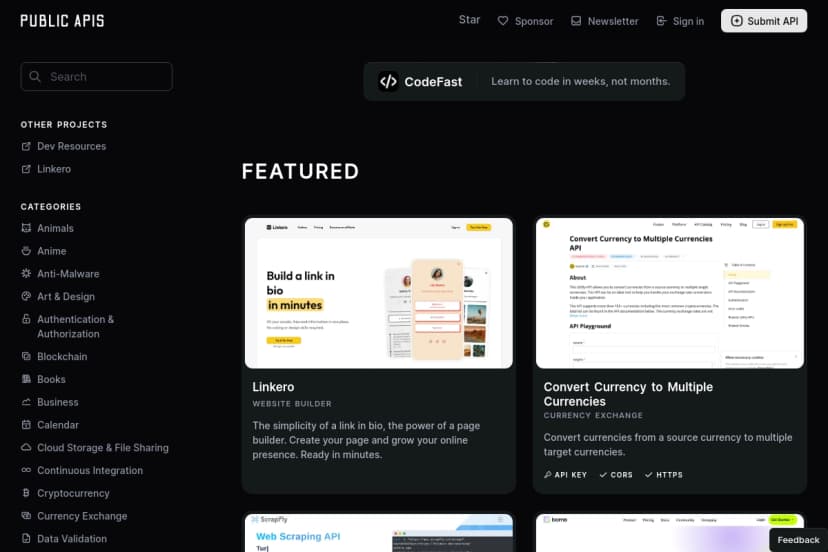 Public APIs